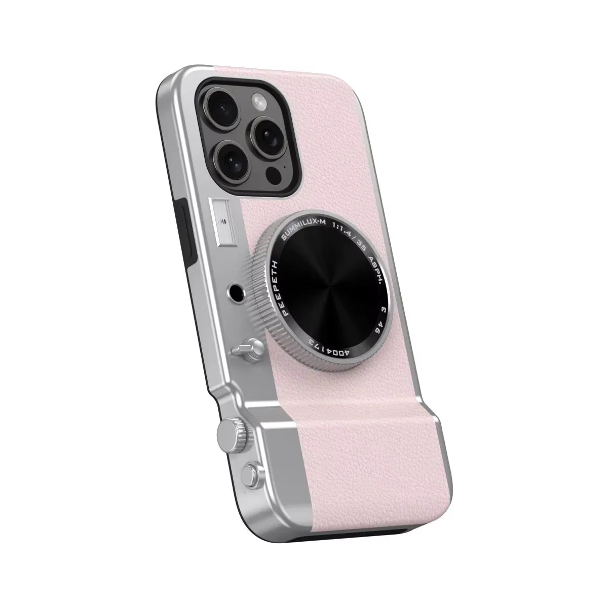 Retro Bluetooth Camera Phone Case for 15 14 13 12 Pro Max | Magnetic Cosmetic Mirror Hard Cover