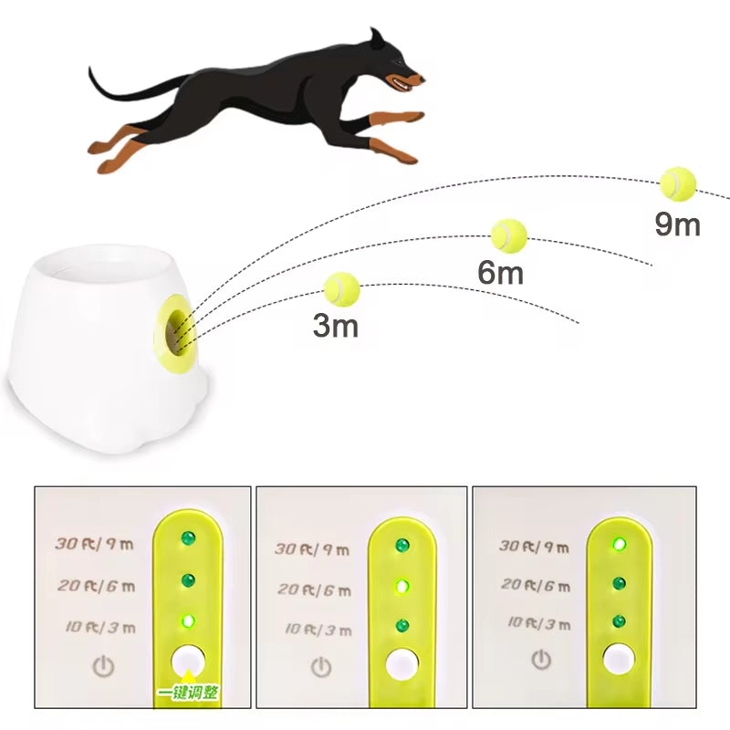 Dog Ball Launcher – Automatic Tennis Ball Thrower for Active Play! 🎾🐶