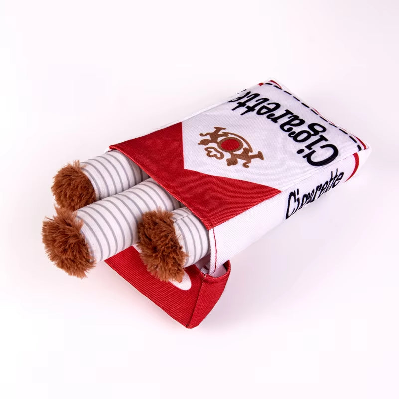 Squeaky Chew Toy for Dogs - Creative Cigarette Design for Fun Playtime!