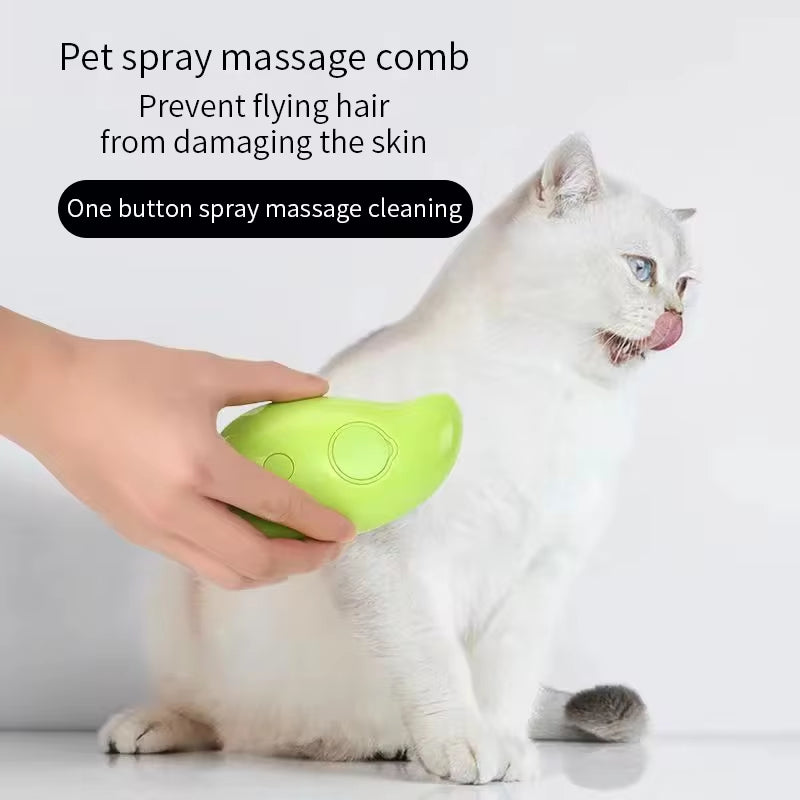 Pet Steam Brush  Pet Hair Removal Brush and Grooming Toy For Pet