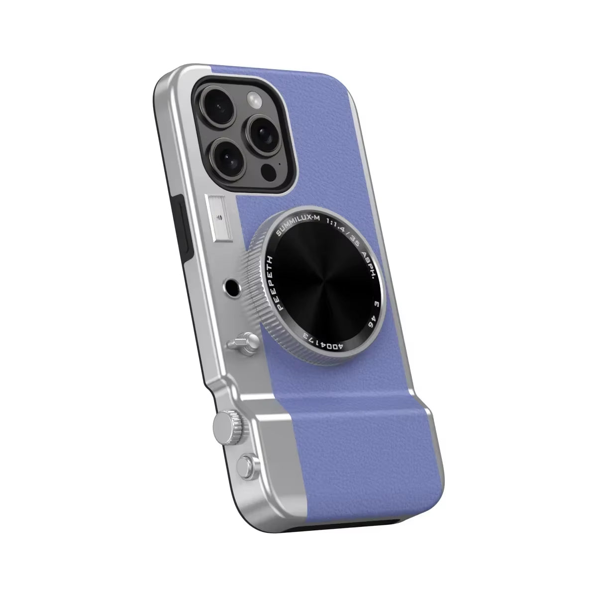 Retro Bluetooth Camera Phone Case for 15 14 13 12 Pro Max | Magnetic Cosmetic Mirror Hard Cover