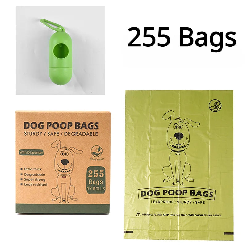 EPI Biodegradable Dog Poop Bags – Eco-Friendly Pet Waste Bags with Dispenser | Leak-Proof & Durable Dog Cleaning Supplies