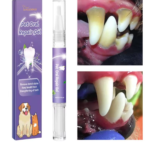 Pet Oral Repair Gel Tooth Repair Teeth Brushing Cleaner Natural Dogs Cats Toothpaste Gel Kitten Puppy Breath Freshener Supplies