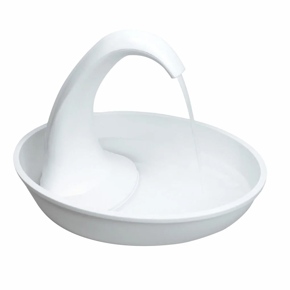 Elegant Swan-Shaped Automatic Pet Water Fountain – Flowing Fresh Water for Cats & Dogs