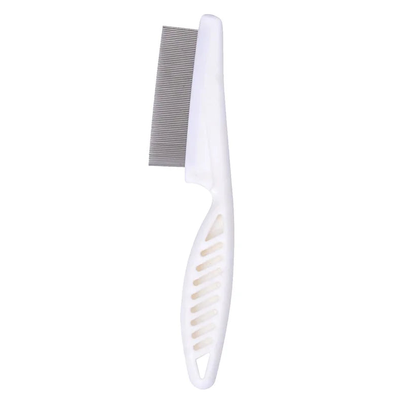 Dog and Cat Grooming Flea Comb - Portable Pet Care Tool for Flea Removal and Massage