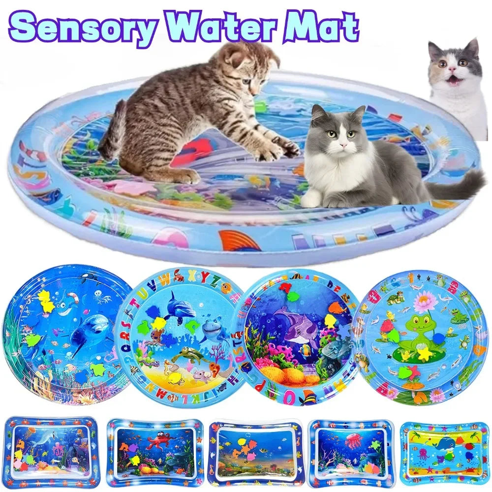  Sensory Water Mat – Cooling & Play Mat for Cats! 🐾