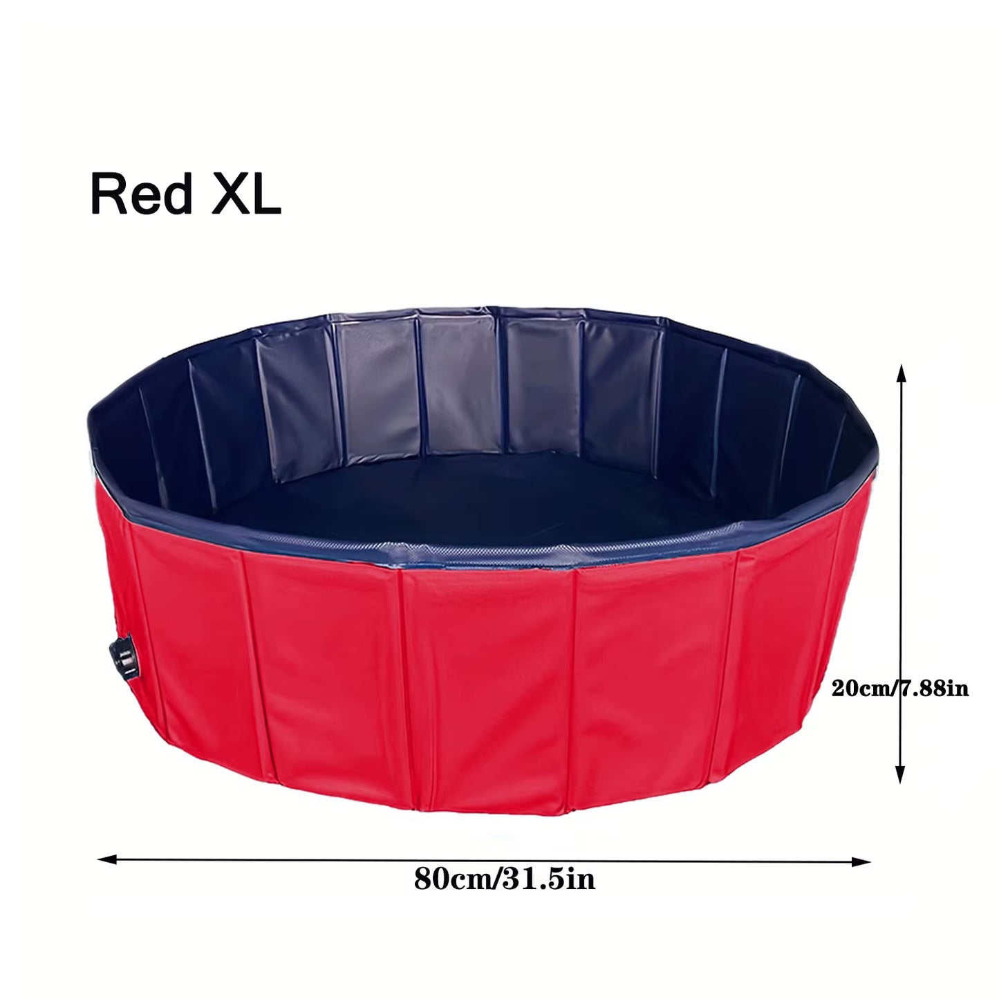 1PC Foldable Pet Bathtub | Durable PVC Dog Swimming Pool | Portable & Non-Slip for Large & Medium Dogs