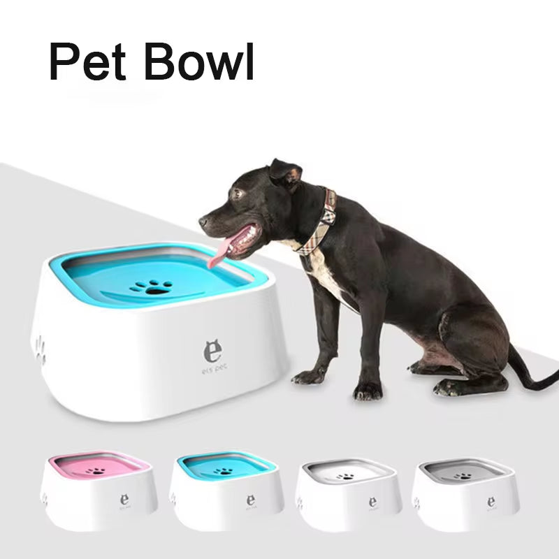 Pet Floating Water Bowl – No-Splash, No-Wet Mouth Dispenser for Dogs & Cats